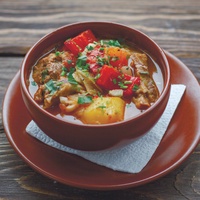 Хашлама по-армянски с бульоном